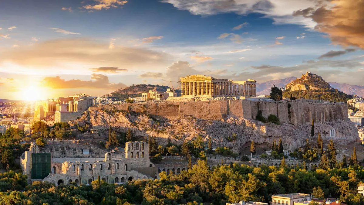The Temple of Hephaestus in the Ancient Agora, one of the heritage sites on an Athens multi-site pass